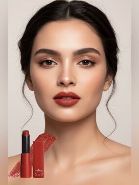 LAST ONE - NEW Lovelace - Italia Deluxe Mousse Matte Deep Red Lipstick Single